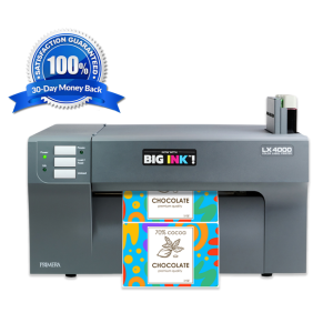 LX4000e Färgetikettskrivare DYE baserat bläck