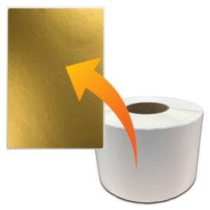 Paper Satin Gold, Löpande media, 126 mm x 130 meter