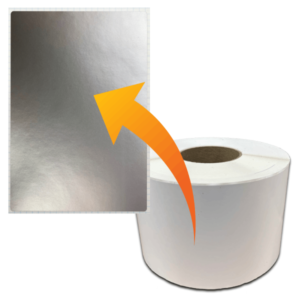 Paper Satin Silver, Löpande media, 126 mm x 130 meter