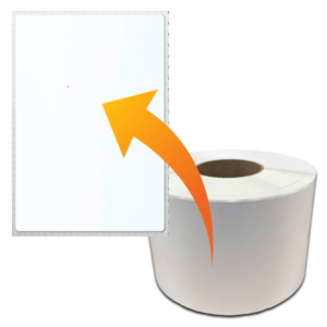 Poly PET White Matte, Löpande media, 126 mm x 130 meter